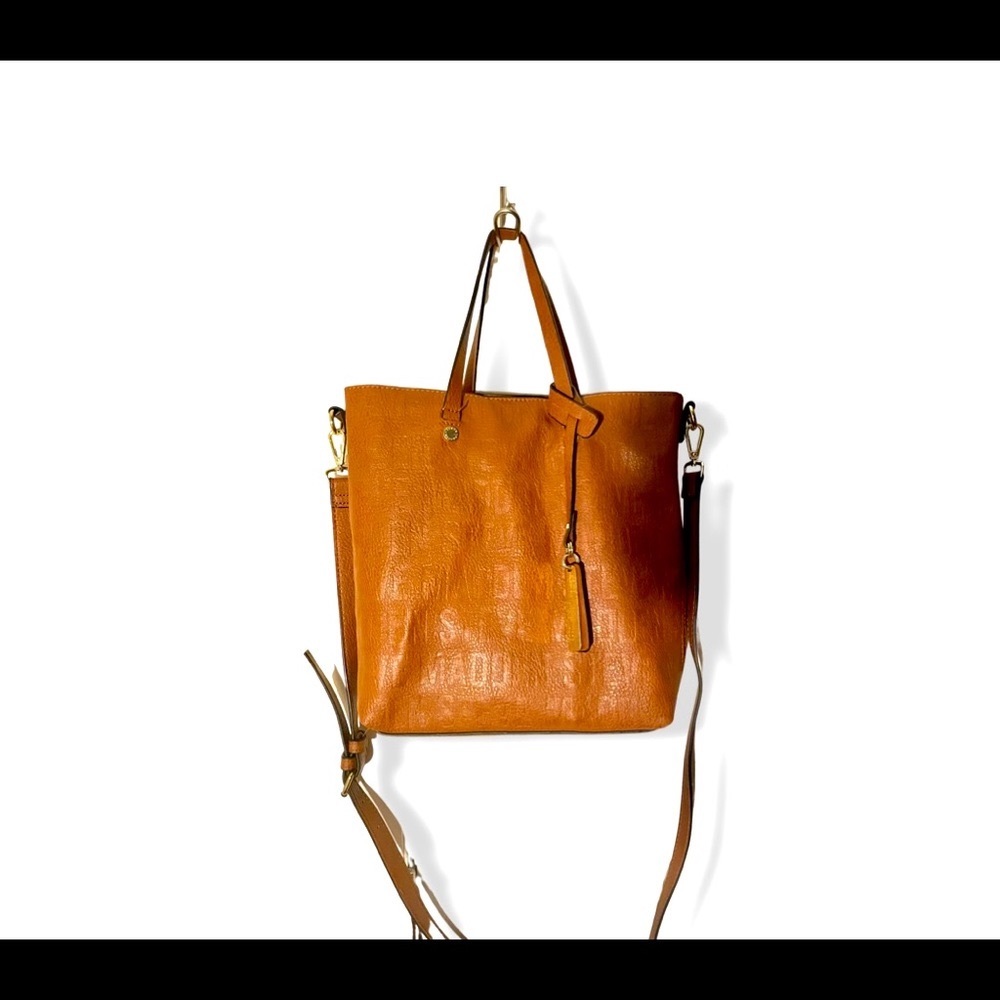 Causal Leather Chestnut Steve Madden Crossbody!